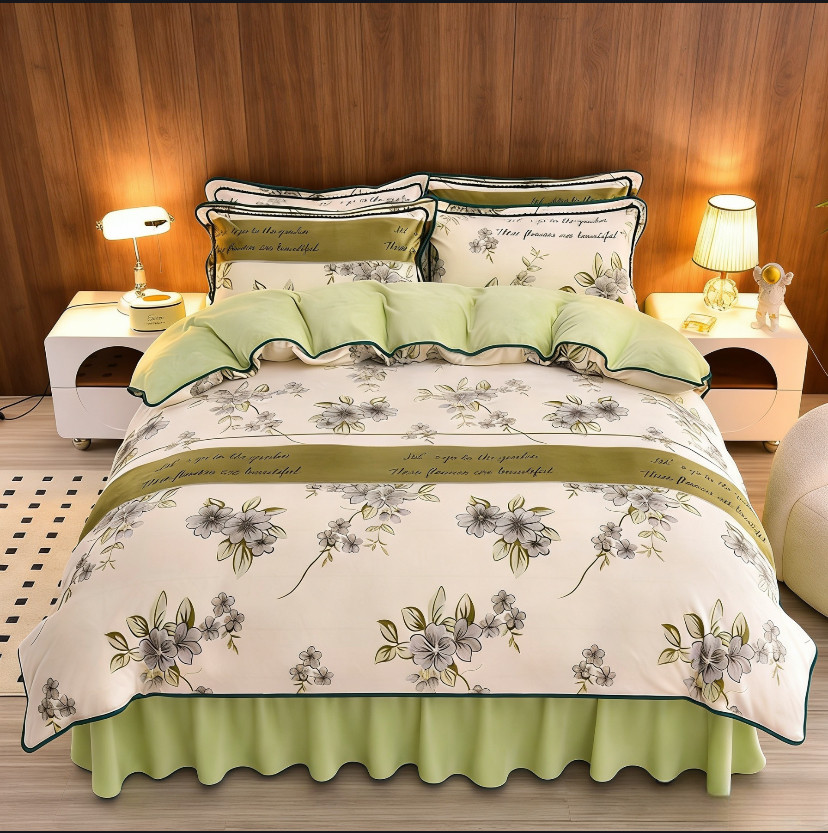 A类加厚牛奶绒四件套 双面绒加绒被套 冬季床品套件,床上用品,床品套件/四件套/多件套,淘宝优惠券,粉丝福利购,淘宝优惠卷