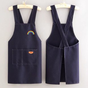 儿童美术生专用画画围裙帆布成人写毛笔字书法课学生罩衣小孩绘画