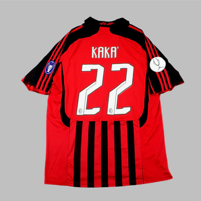 07 08 Retro AC MILAN Maldini KAKA RONALDO Soccer Jersey
