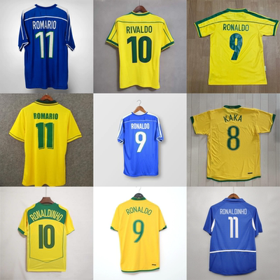 2004 brazil retro jersey 1994 1998 ronaldo Ronaldinho kaka