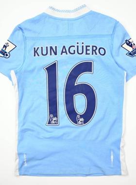 11 12 Manchester City retro jersey BALOTELLI SILVA Aguero