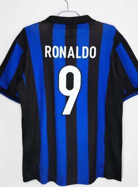 98 99 Ronaldo Inter Milan Retro Zanetti Baggio Soccer Jersey