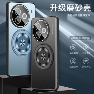 适用vivoy300i手机壳防摔Y300i带镜头膜保护套vivo Y300T全包软边Y300t旋转支架外壳肤感金属后盖高级感新款