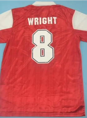 Retro 94 95 Arsenal WRIGHT Bergkamp Classic Soccer Jerseys
