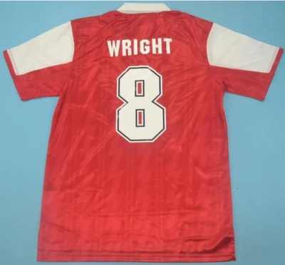 Retro 94 95 Arsenal WRIGHT Bergkamp Classic Soccer Jerseys