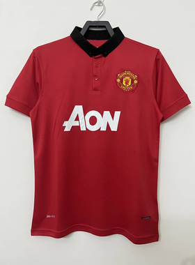 Retro Manchester Utd 13 14 ROONEY United Soccer Jerseys