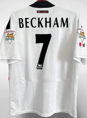 Retro 98 99 Manchester BECKHAM GIGGS Keane United Jerseys