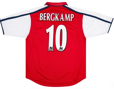 Retro 00 01 Arsenal VIEIRA Bergkamp HENRY Soccer Jerseys