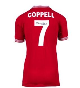 COPPELL Jersey United Manchester UTD Retro Soccer 1977