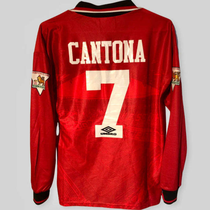 94 96 Retro Manchester Long CANTONA United Soccer Jerseys