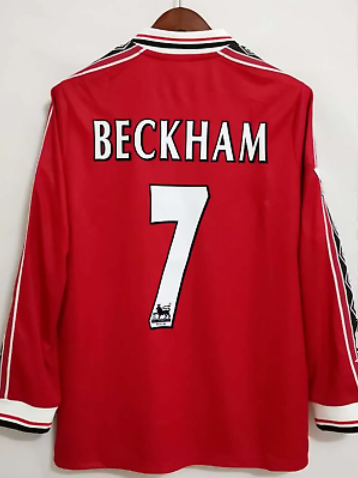 98 99 Retro Manchester BECKHAM United Long Soccer Jerseys