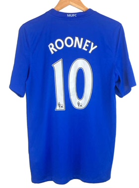 08 09 Retro Manchester Blue RONALDO United Vintage Jerseys