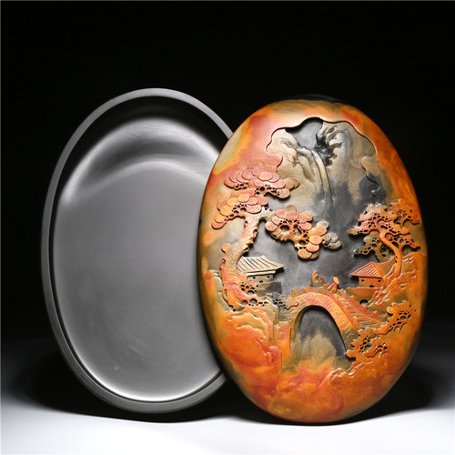 一物一图老坑砚台精品