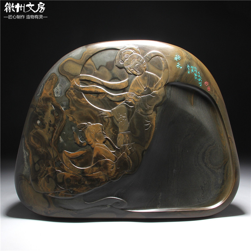 名师老坑砚台歙砚高档文房礼品