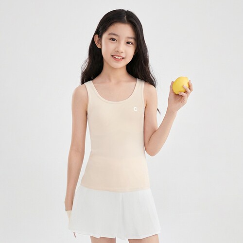 少女发育期长款防震背心吊带隐形