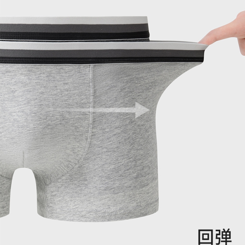 7A类纯棉男士内裤中腰不磨腿