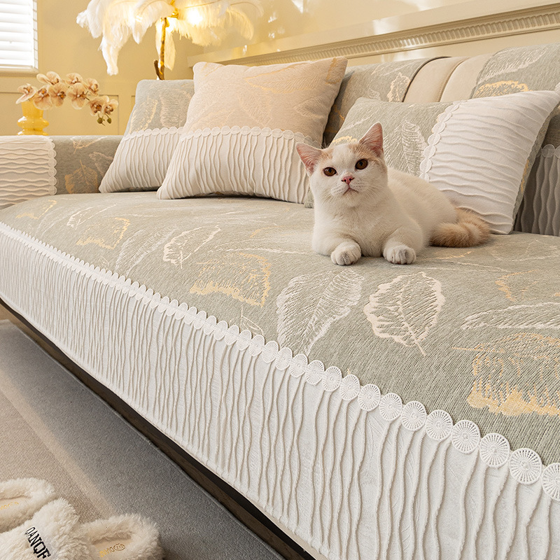 2025新款沙发垫四季通用防滑坐垫轻奢奶油风感沙发套罩盖布巾