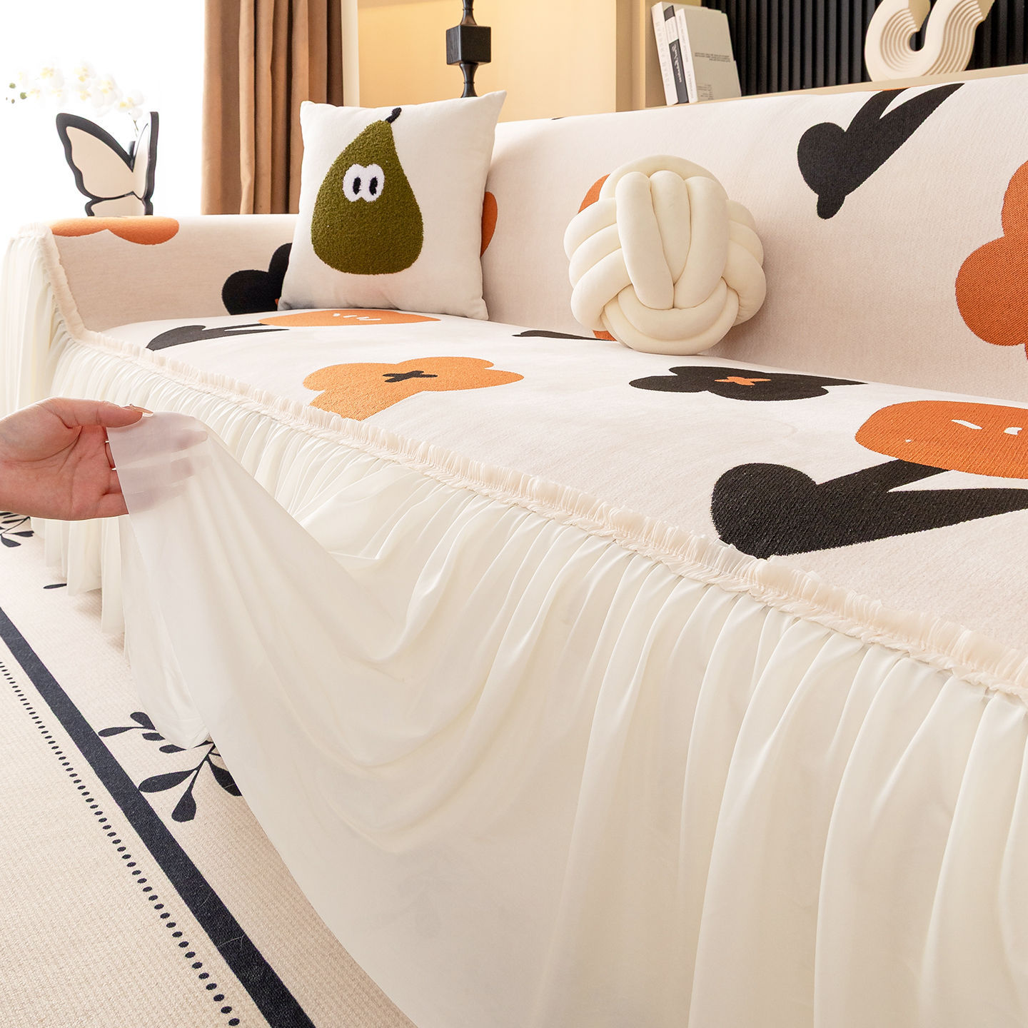 全包防猫抓沙发巾四季通用