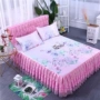 Mùa hè băng lụa váy đơn trải giường 1,5m1,8 m 2m băng lụa mat trải giường nệm - Váy Petti drap giường có viền