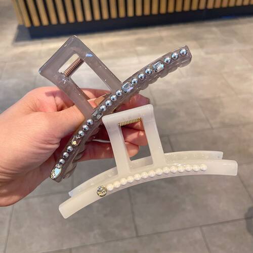 高级感发抓女头饰大号发量多盘发