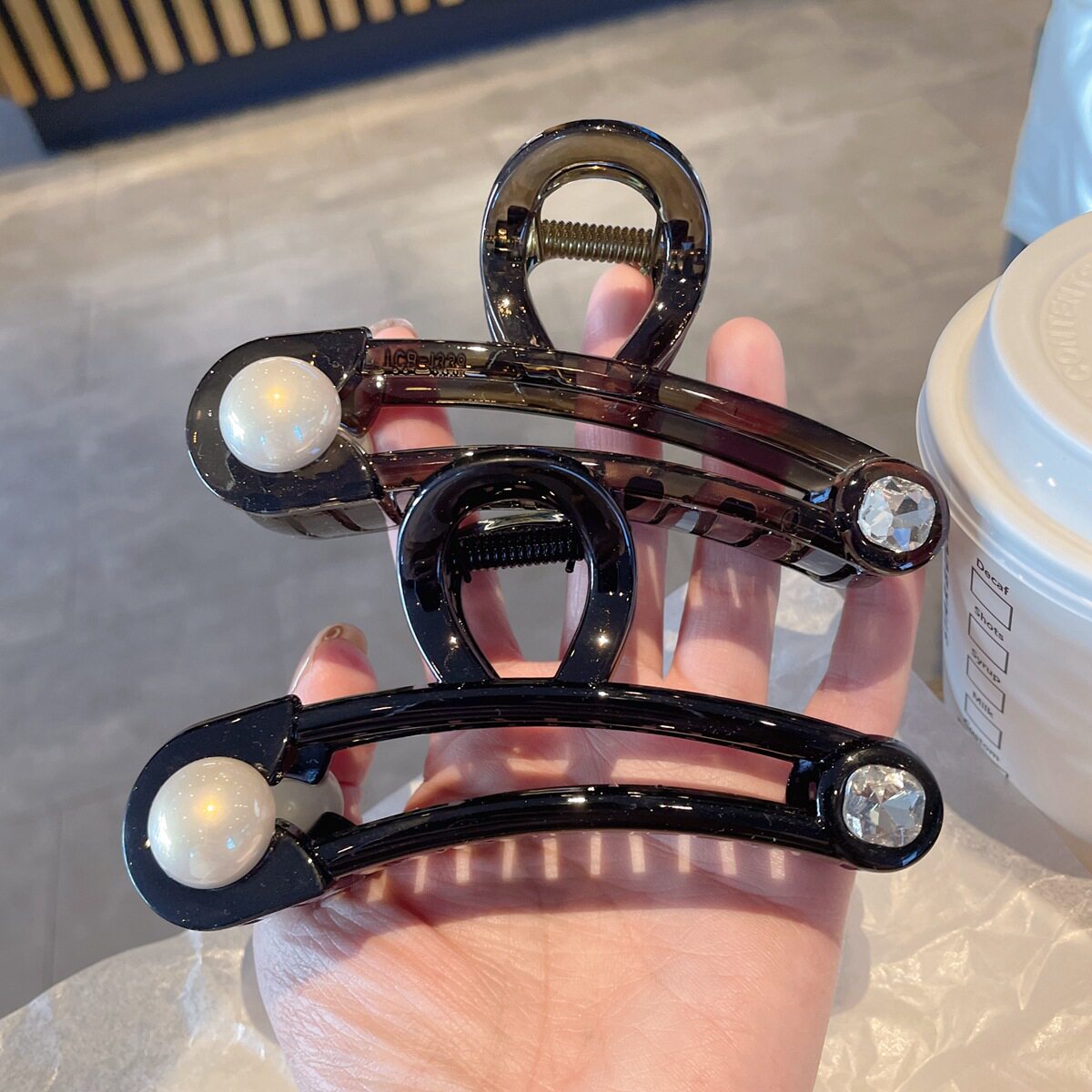 回型针型小众发卡抓夹