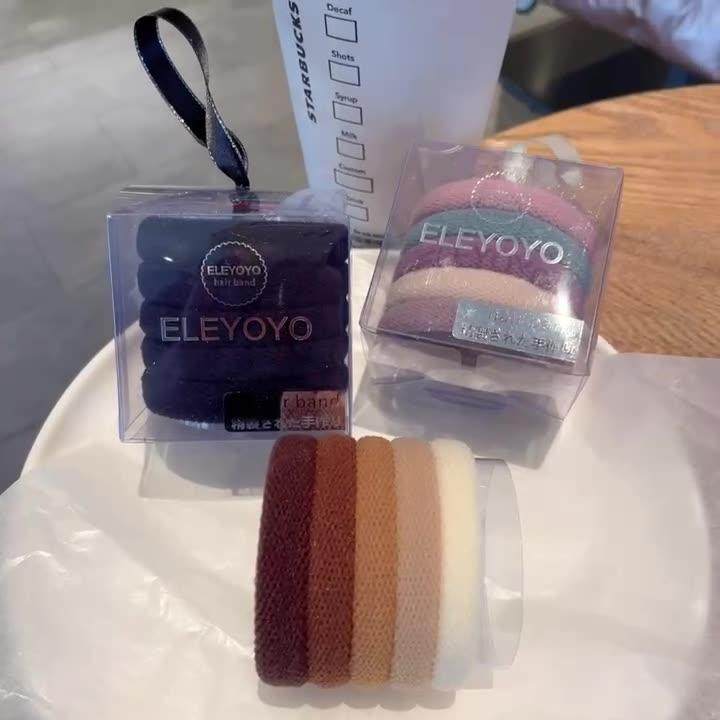 5根盒装无痕不伤发皮筋发圈少女百搭丸子头高马尾发绳头绳发饰,饰品/流行首饰/时尚饰品新,发饰,淘宝优惠券,粉丝福利购,淘宝优惠卷