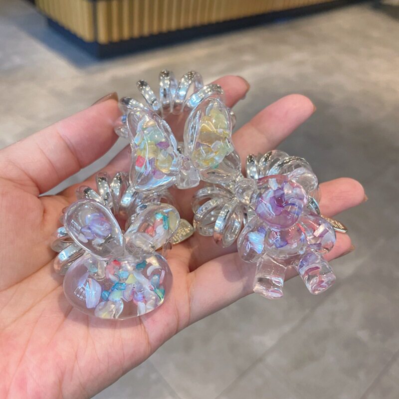 炫彩高级感可爱卡通马尾辫头绳