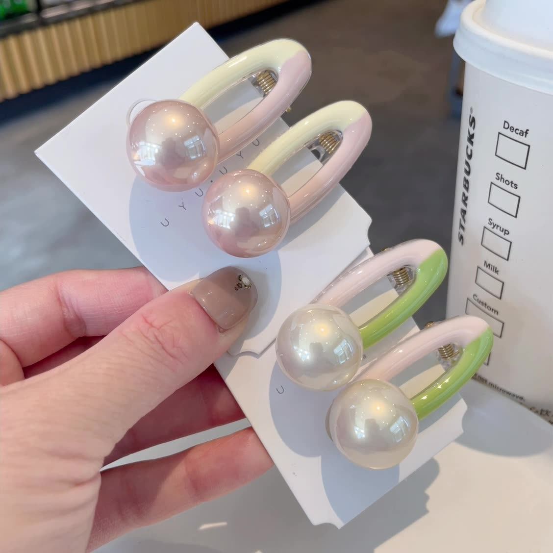 2024夏款滴油珍珠小发卡发夹简约碎发夹侧边夹鸭嘴夹发饰头饰,户外/登山/野营/旅行用品,旅行发卡,淘宝优惠券,粉丝福利购,淘宝优惠卷