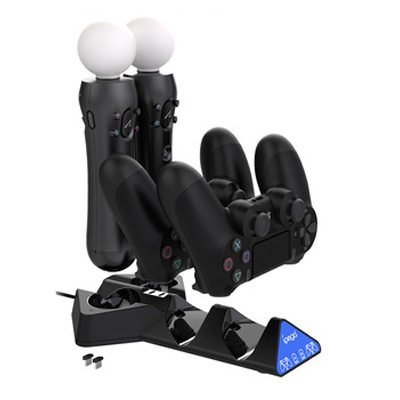 PS4无线手柄三角兽座充PSMOVE手柄充电座充PS4手柄触点座充充电器