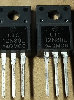 原装进口大功率 UTC 12N80L TO220F N沟道 800V12A MOS场效应管