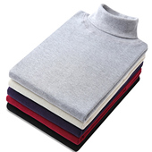 女全棉中老年妈妈保暖内衣打底衫 高领秋衣男士 纯棉单件上衣棉毛衫