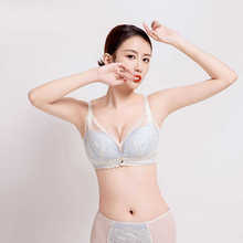 黑天鹅大胸显小女士内衣无钢圈防下垂侧收副乳聚拢胸型四季穿文胸