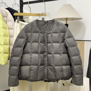 断码清仓羽绒服女短款打折卖完不补性价比90白鸭绒孤品捡漏冬外套