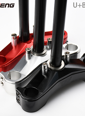 PTENG三星柱小牛U+B九号机械师C90/F90 深远A8L 改装铝合金方向柱