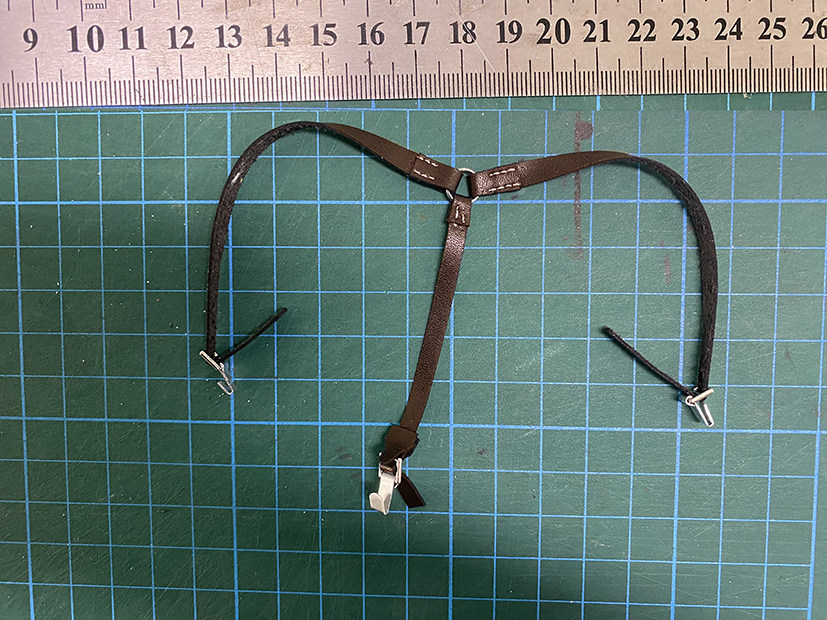 1/6兵人配件二德伞冰用Y带PU革 模型人偶佩带