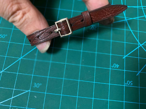 1/6兵人12寸可动人偶配件单针方头PU腰带武装带带身宽度约8.5-9mm