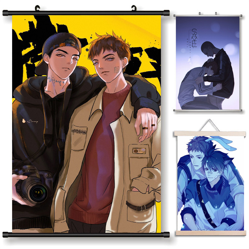 撒野/蒋丞/顾飞/兔飞/猫丞动漫挂画海报装饰画布艺卷轴来图定制