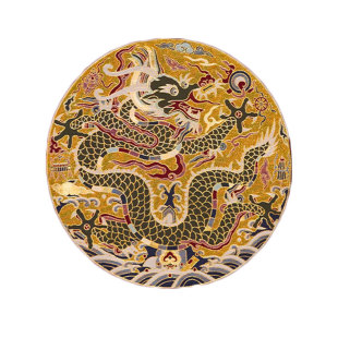 惜物国风 明制汉服布料手工DIY装饰织金妆花明初升龙四团龙圆补子