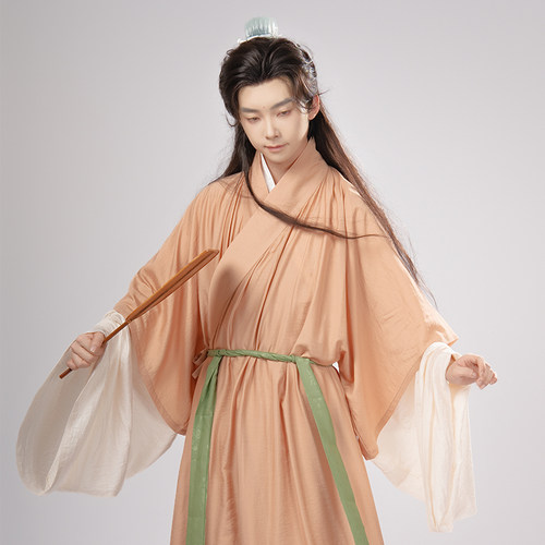 惜物国风 宋制汉服天丝棉宋代交领外搭半臂半袖外套披风日常百搭