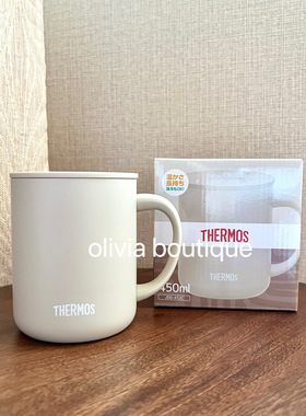 现货 日本本土THERMOS膳魔师桌面不锈钢保温杯简约办公家用马克杯