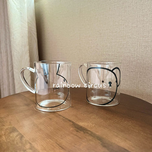 miffy米菲玻璃水杯牛奶果汁杯