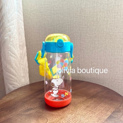 日本限定skater儿童树脂吸管杯