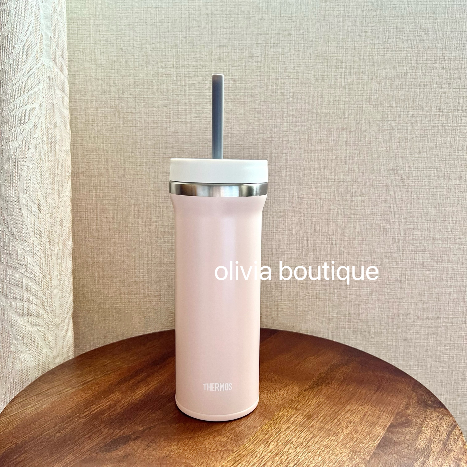 现货 25新发售THERMOS膳魔师吸管直饮两用不锈钢保温杯手握随行杯