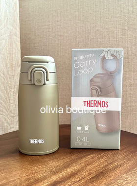 现货 日本本土THERMOS膳魔师保温杯带提手运动型大容量不锈钢水杯