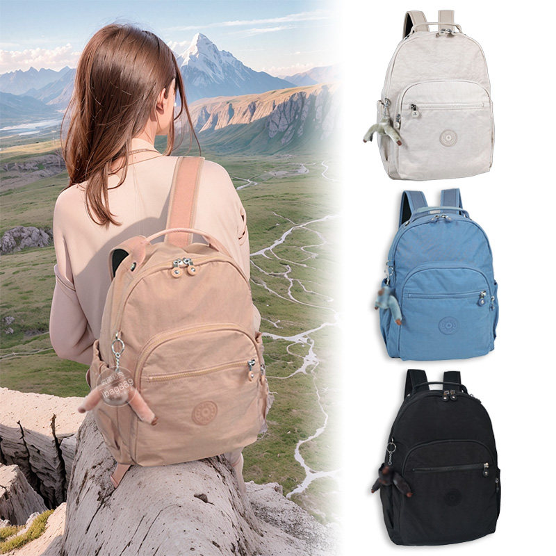 2026新款双肩包中号大号书包女防水轻便通勤首尔包SEOUL妈咪背包