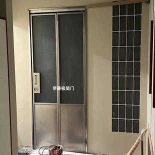 中古包豪斯风格 不锈钢折叠门推拉门平开门客厅卫生间阳台隔断都可