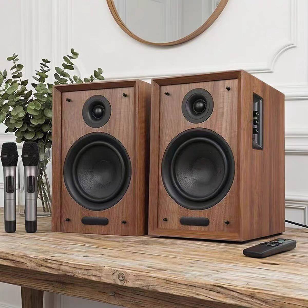 正品丹麦菲歌2.0/2.1有源hifi家用客厅电视电脑木质桌面蓝牙音箱