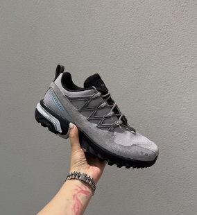 SALOMON萨洛蒙 ACS + CONCRETE 舒适百搭 越野跑鞋 男女同款 灰色