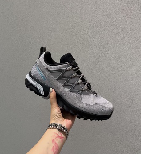 SALOMON萨洛蒙 ACS + CONCRETE 舒适百搭 越野跑鞋 男女同款 灰色