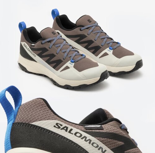 SALOMON萨洛蒙 SALIBA WP 舒适 低帮 徒步鞋 男款 米棕色